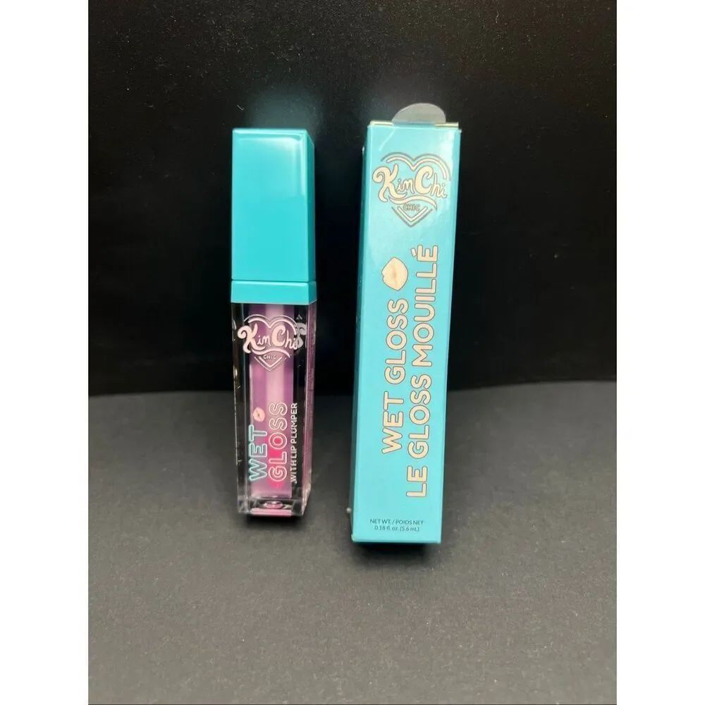 New in Box KimChiChic Beauty Wet Gloss With Plumper Miami WG03 0.18fl oz / 5.6ml